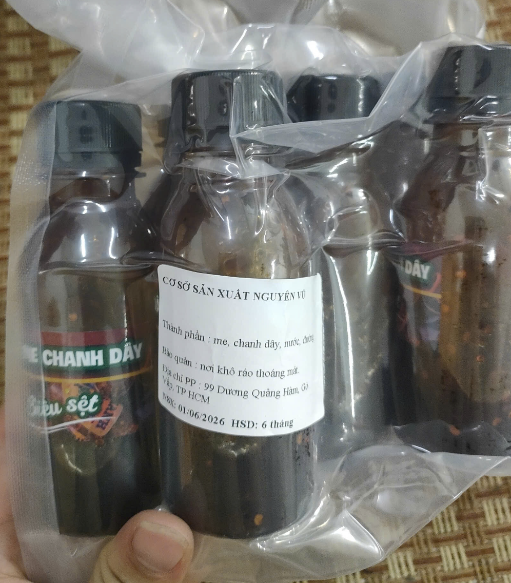 Sốt Me Chanh Dây Nguyên Vũ 1.5kg